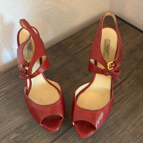 Prada heels shoes size 10.5 - Picture 2 of 9